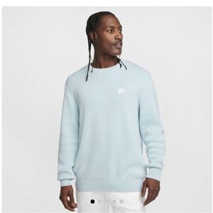 NWOT men’s NIKE crewneck sweater, light blue perfect condition! Size small